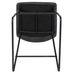 Tabourets de bar Merrick Lane de 61 cm de hauteur avec siège baquet en similicuir, lot de 2