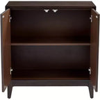 55 Downing Street Warner Commode d'appoint moderne en bois à 2 portes