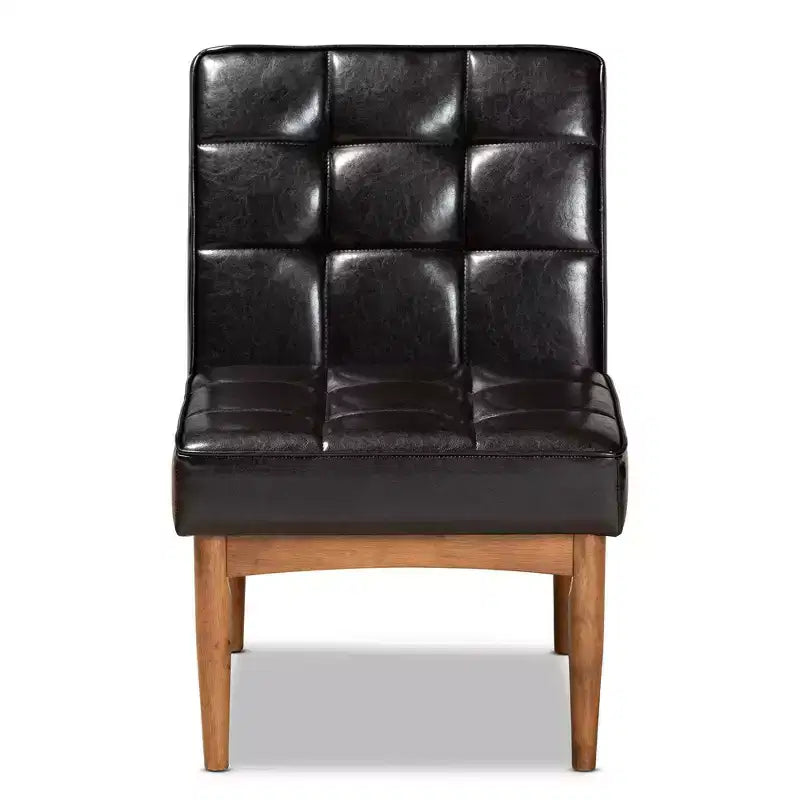 Chaise de salle à manger Sanford en bois - Baxton Studio