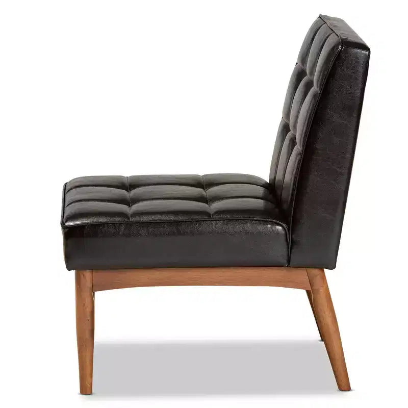 Chaise de salle à manger Sanford en bois - Baxton Studio