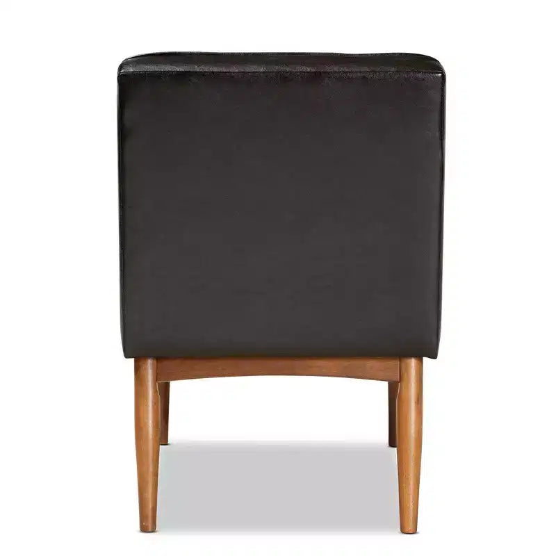 Chaise de salle à manger Sanford en bois - Baxton Studio
