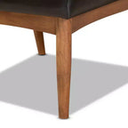 Chaise de salle à manger Sanford en bois - Baxton Studio