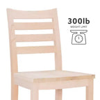 Lot de 2 tabourets de bar hauteur comptoir Flynn - Linon