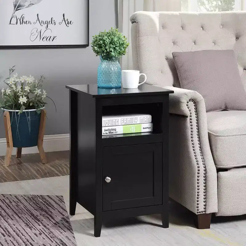 Table d'appoint avec étagère Designs2Go Storage Cabinet - Breighton Home