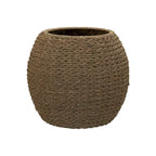 Table d'appoint avec panier de rangement en osier tressé à la main Household Essentials - 17,0 L x 17,0 l x 19,0 H
