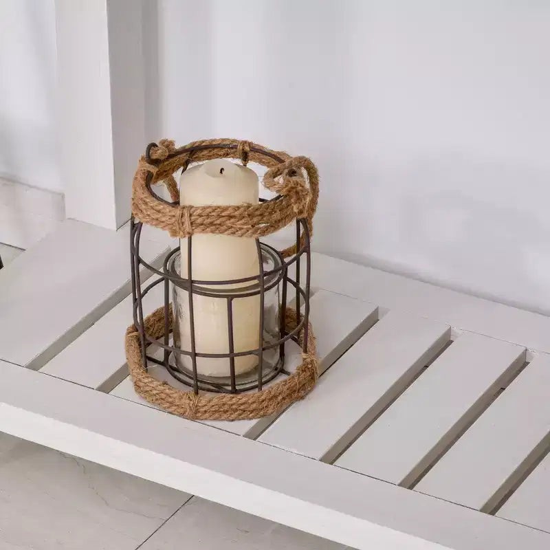 Console d'entrée HOMCOM avec tiroir de rangement, étagère inférieure et construction solide et robuste, Blanc