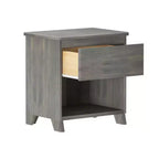 Table de chevet Max & Lily, tables d'appoint de chevet en bois massif avec tiroir de rangement pour chambre à coucher