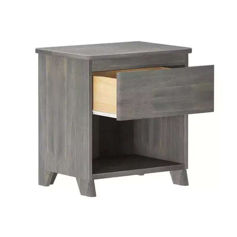 Table de chevet Max & Lily, tables d'appoint de chevet en bois massif avec tiroir de rangement pour chambre à coucher
