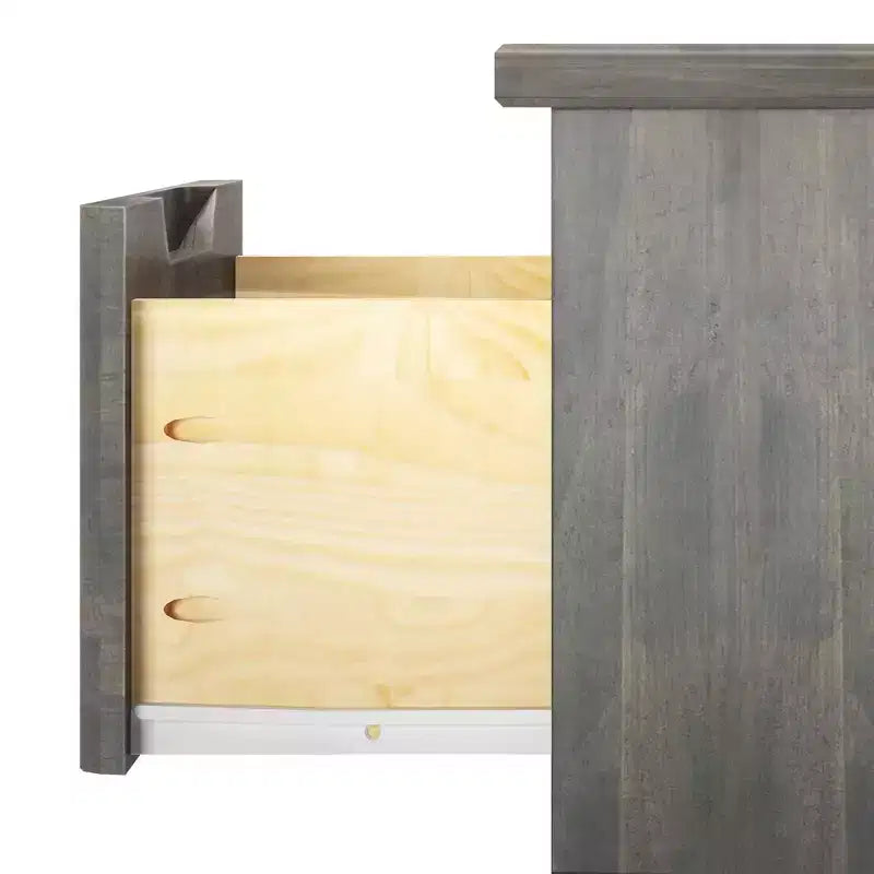 Table de chevet Max & Lily, tables d'appoint de chevet en bois massif avec tiroir de rangement pour chambre à coucher