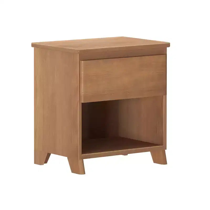 Table de chevet Max & Lily, tables d'appoint de chevet en bois massif avec tiroir de rangement pour chambre à coucher