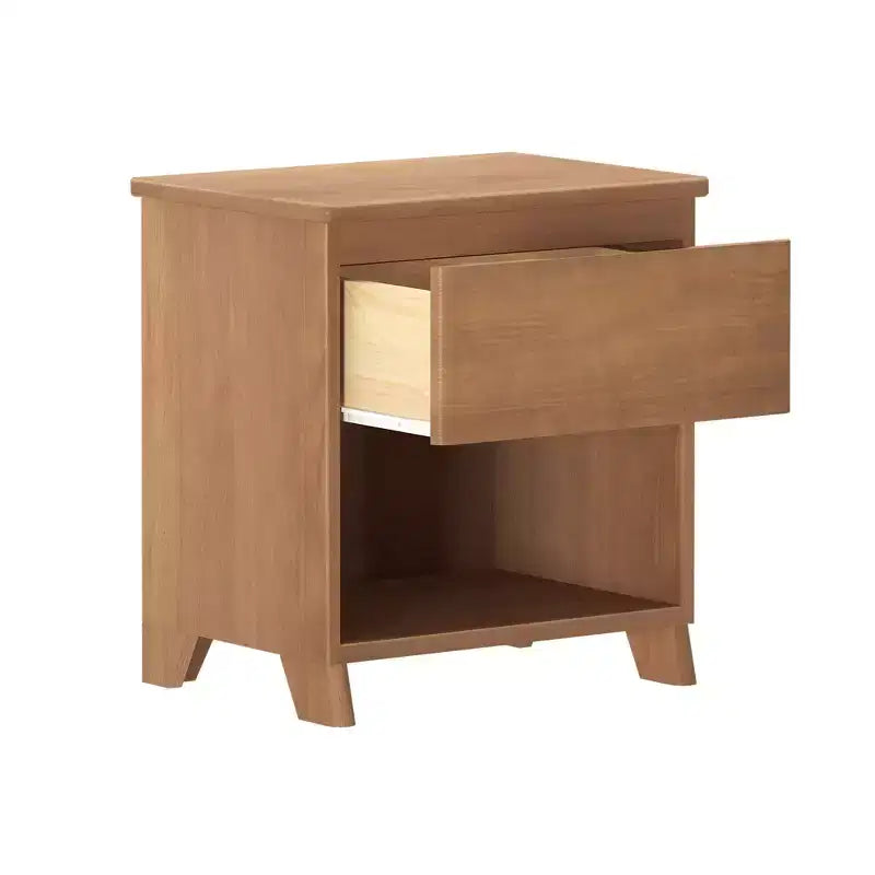 Table de chevet Max & Lily, tables d'appoint de chevet en bois massif avec tiroir de rangement pour chambre à coucher