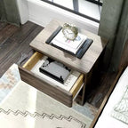 Table de chevet Max & Lily, tables d'appoint de chevet en bois massif avec tiroir de rangement pour chambre à coucher