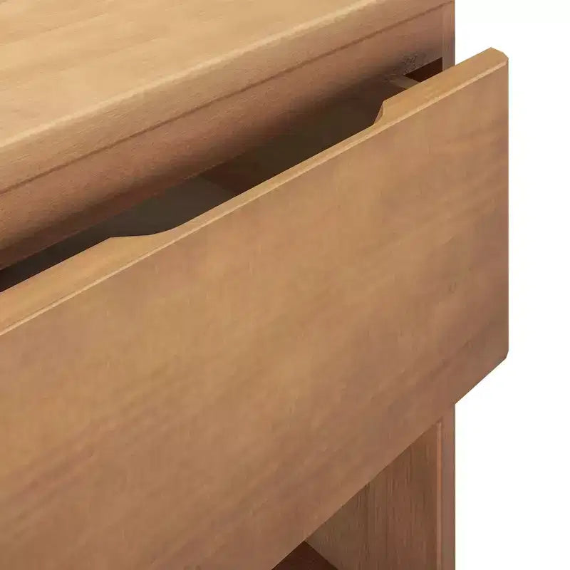 Table de chevet Max & Lily, tables d'appoint de chevet en bois massif avec tiroir de rangement pour chambre à coucher