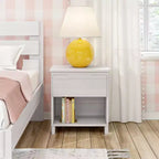 Table de chevet Max & Lily, tables d'appoint de chevet en bois massif avec tiroir de rangement pour chambre à coucher