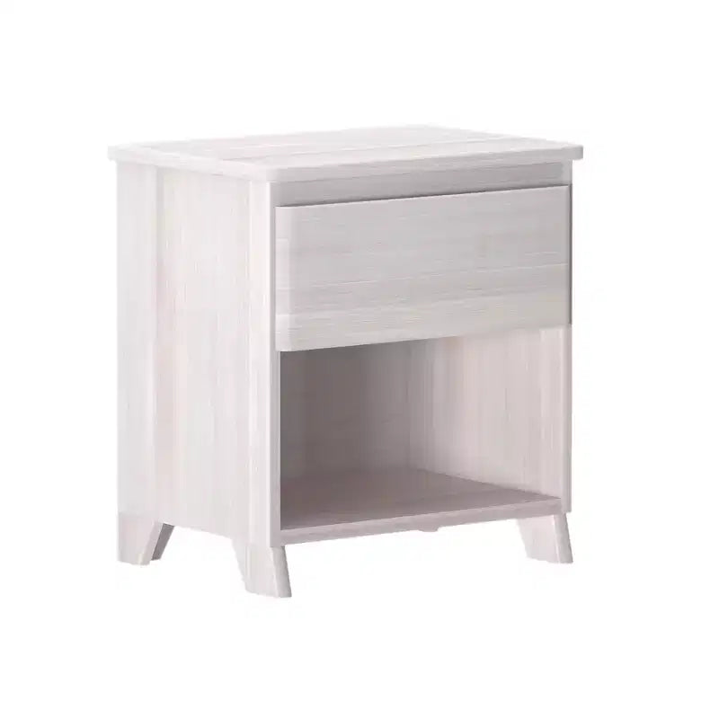 Table de chevet Max & Lily, tables d'appoint de chevet en bois massif avec tiroir de rangement pour chambre à coucher