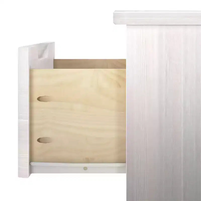 Table de chevet Max & Lily, tables d'appoint de chevet en bois massif avec tiroir de rangement pour chambre à coucher