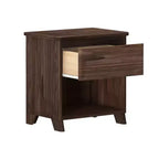 Table de chevet Max & Lily, tables d'appoint de chevet en bois massif avec tiroir de rangement pour chambre à coucher