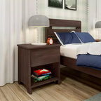 Table de chevet Max & Lily, tables d'appoint de chevet en bois massif avec tiroir de rangement pour chambre à coucher
