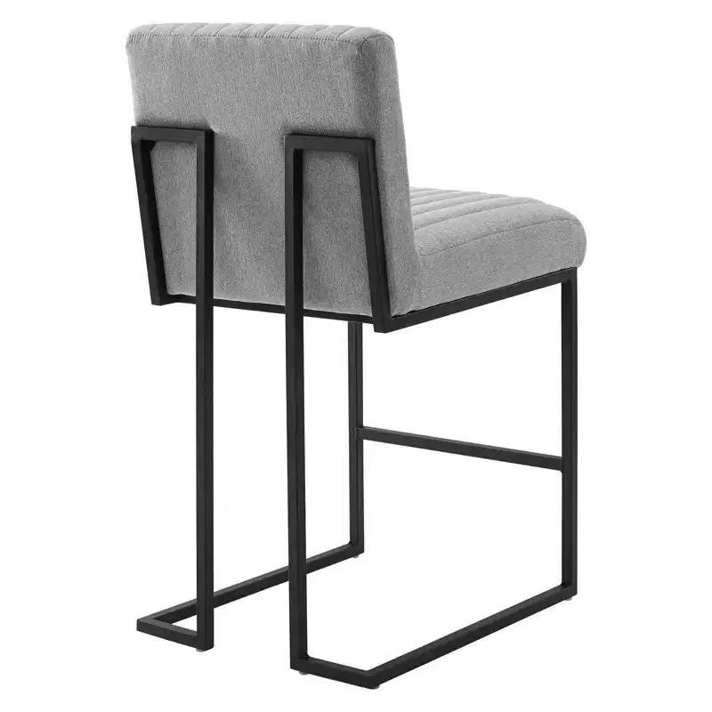 Tabouret de bar à hauteur de comptoir en tissu touffeté Indulge Channel - Modway