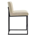 Tabouret de bar à hauteur de comptoir en tissu touffeté Indulge Channel - Modway
