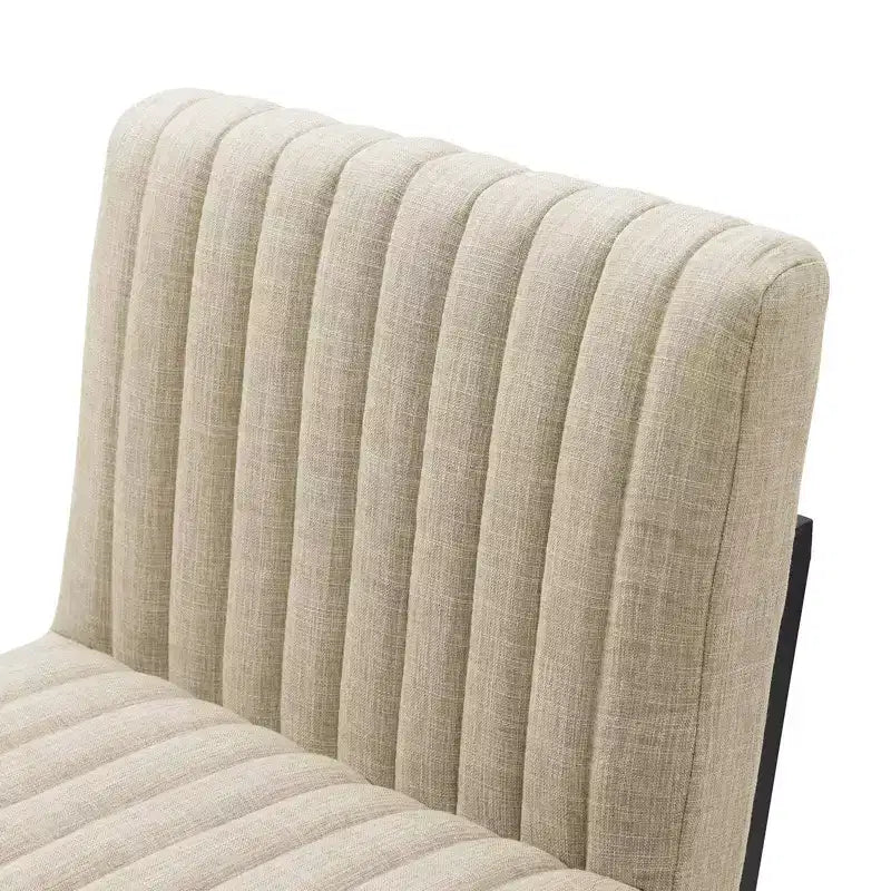 Tabouret de bar à hauteur de comptoir en tissu touffeté Indulge Channel - Modway