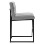 Tabouret de bar à hauteur de comptoir en tissu touffeté Indulge Channel - Modway