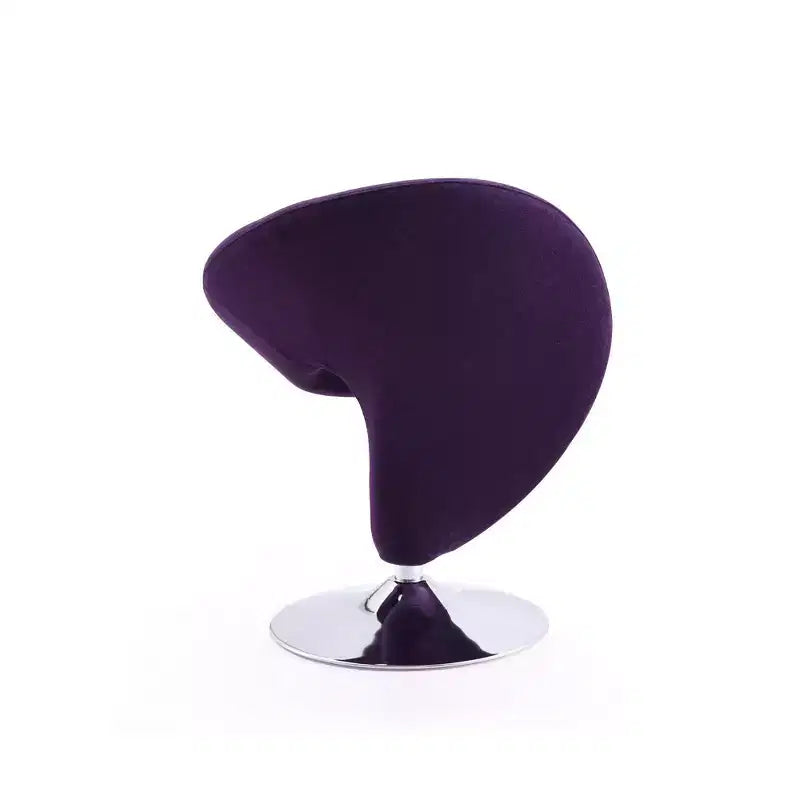 Fauteuil pivotant en mélange de laine bouclée - Manhattan Comfort