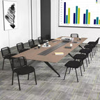 Lot de 5 chaises de conférence Costway en maille avec siège en tissu rembourré pour bureau à domicile