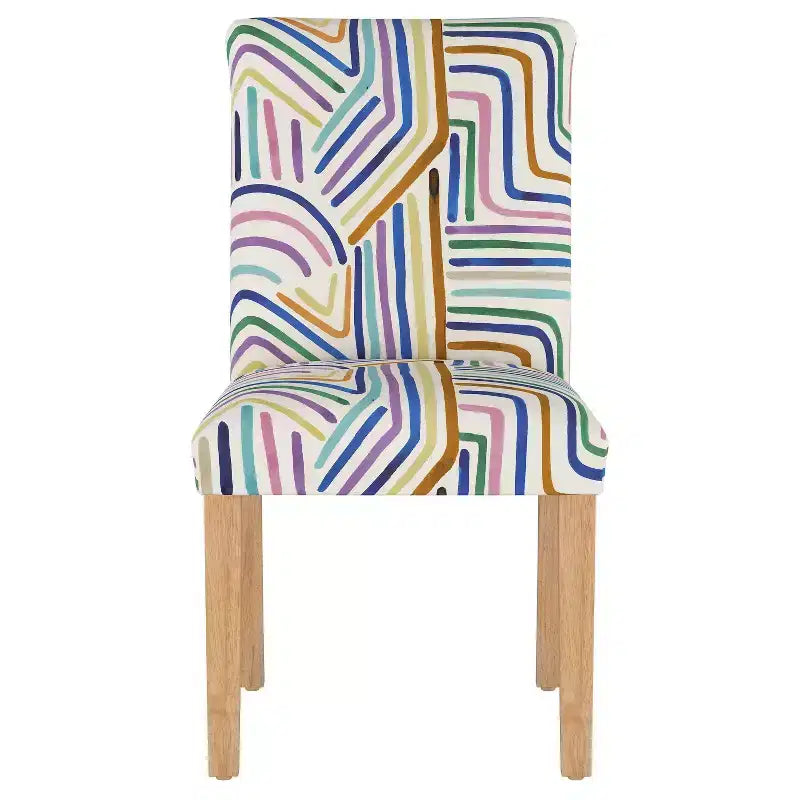 Chaise de salle à manger Skyline Furniture Hendrix à motifs ludiques