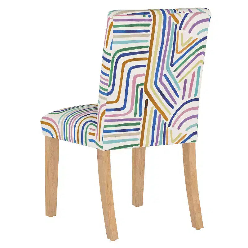 Chaise de salle à manger Skyline Furniture Hendrix à motifs ludiques