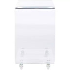 Rollins Acrylic Bar Cart - BCT8006A - Clear - Safavieh