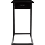 Portland Usb Side Table - ACC8003A - Black - Safavieh