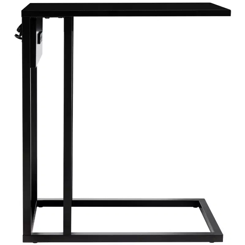 Table d'appoint USB Portland - ACC8003A - Noir - Safavieh