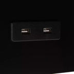 Table d'appoint USB Portland - ACC8003A - Noir - Safavieh