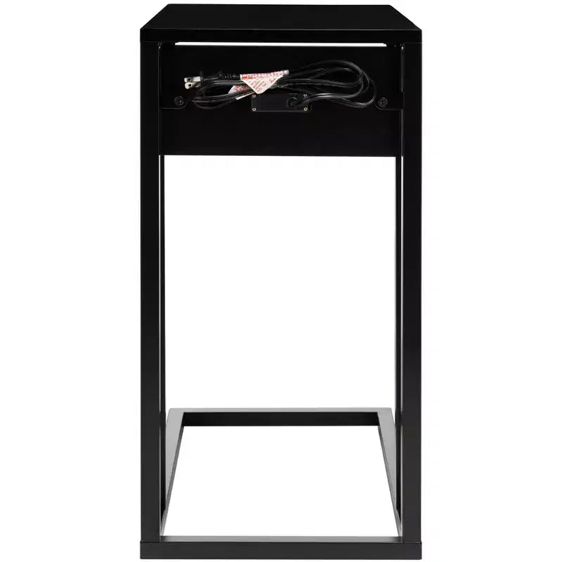 Table d'appoint USB Portland - ACC8003A - Noir - Safavieh