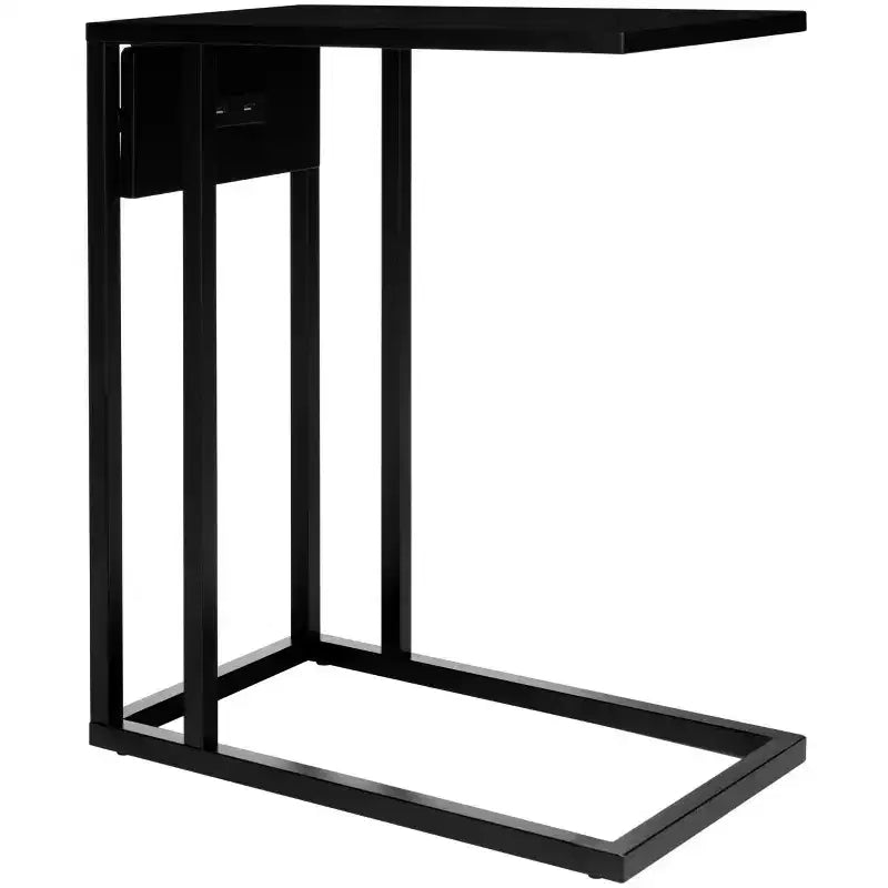 Table d'appoint USB Portland - ACC8003A - Noir - Safavieh