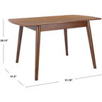 Table à manger extensible Varda - DTB1402A - Noyer - Safavieh