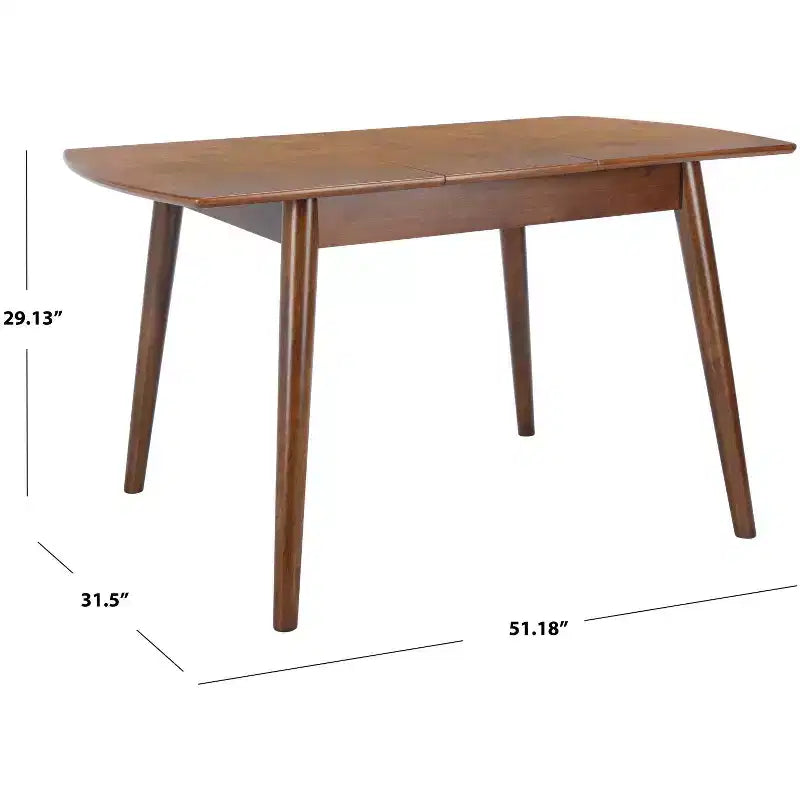 Table à manger extensible Varda - DTB1402A - Noyer - Safavieh