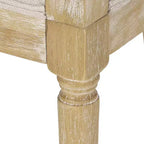 Chaise d'appoint en bois et rotin de style campagnard Steinaker - Christopher Knight Home