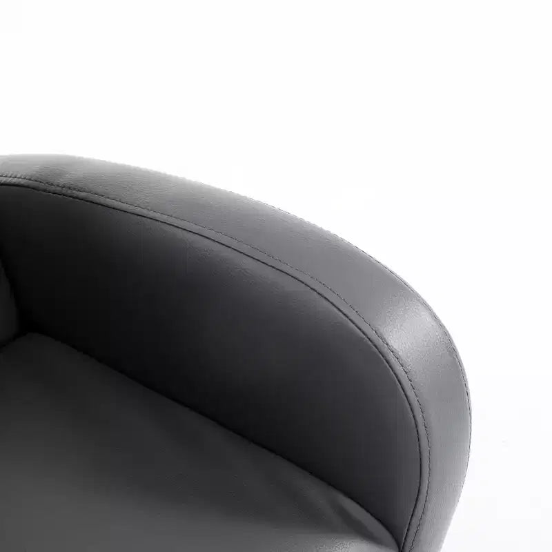 Qaba Canapé pour enfants avec poche latérale, fauteuil à bascule en cuir PU pour tout-petits, gris