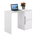 Bureau d'étudiant Designs2Go avec armoires de rangement - Breighton Home