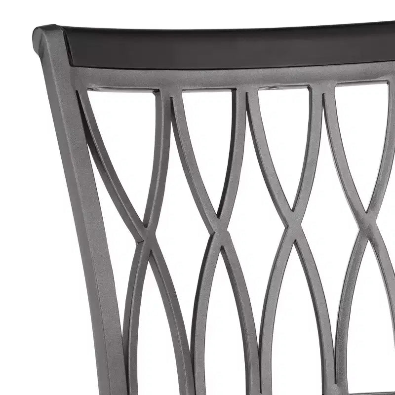 Tabourets de bar pivotants en métal noir Elm Lane Dominick, lot de 2, hauteur 62,2 cm, coussin rond rembourré traditionnel avec dossier et repose-pieds pour comptoir de cuisine