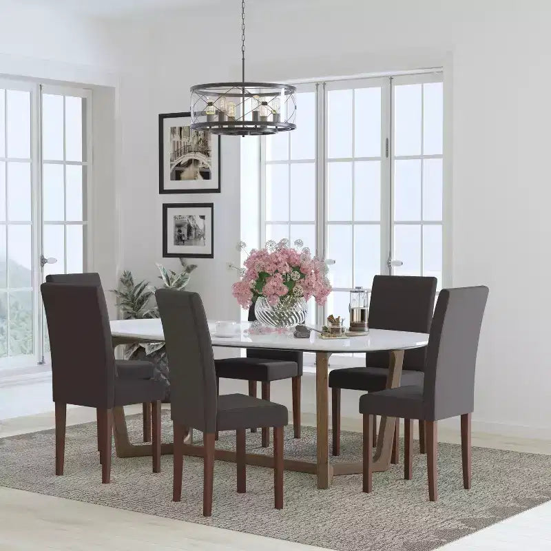 Lot de 6 chaises Parsons Flash Furniture de la série Greenwich