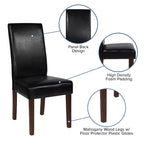 Lot de 6 chaises Parsons Flash Furniture de la série Greenwich