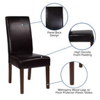 Lot de 6 chaises Parsons Flash Furniture de la série Greenwich