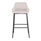 Lot de 2 tabourets de bar en métal et polyester Daniella - LumiSource