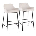 Set of 2 Daniella Metal Polyester Barstool - LumiSource