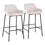 Set of 2 Daniella Metal Polyester Barstool - LumiSource