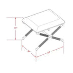 Tabouret d'appoint Ashburn Campaign - Linon