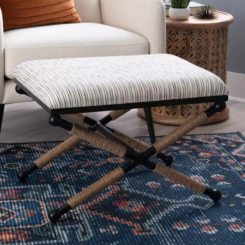 Tabouret d'appoint Ashburn Campaign - Linon